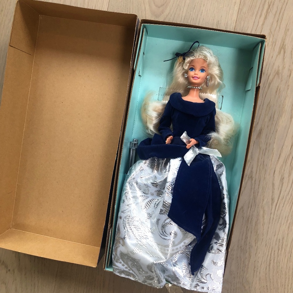 Winter Velvet collectible Barbie, vintage ‘90s